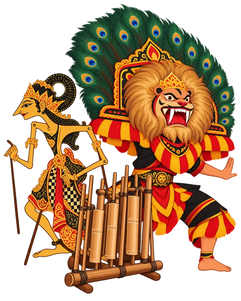 Wayang kulit, reog, dan angklung — tradisi yang menginspirasi rekayasa sistem